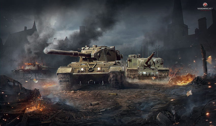 ArtStation - FV 183 & Tortose (World of Tanks Blitz Artwork), Sergey Vasnev HD-Hintergrundbild