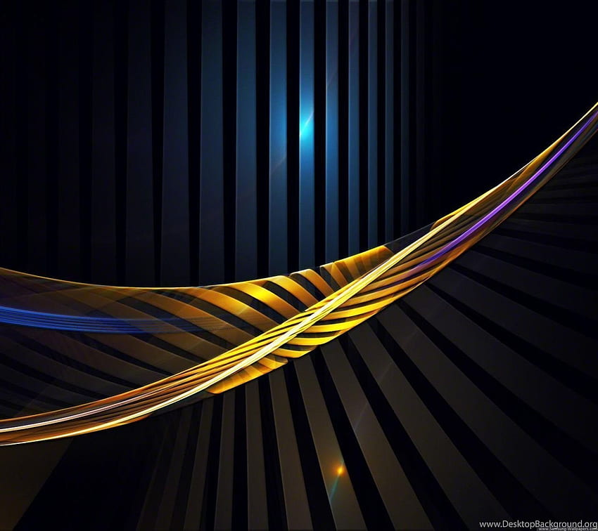 Gold Abstract 3D Lock Screen Samsung Galaxy S3 . Background, Black and Gold  Galaxy HD wallpaper | Pxfuel