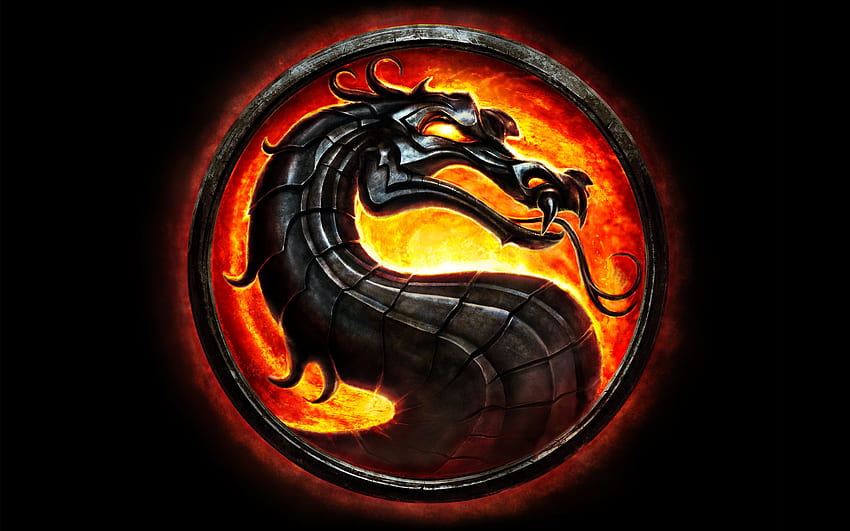 Logo del drago di Mortal Kombat, Android del drago Sfondo HD