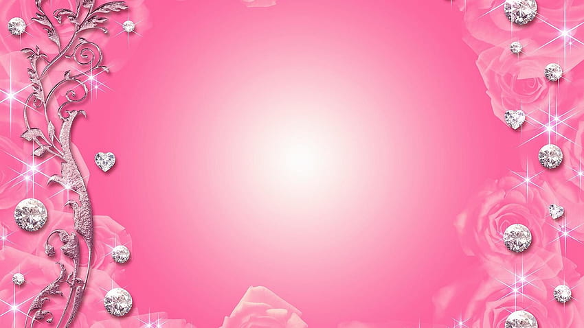 Rosa Diamant, rosa Diamanten HD-Hintergrundbild