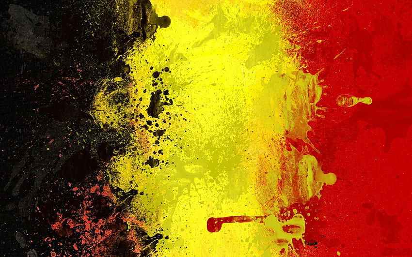 Bandeira da Bélgica papel de parede HD