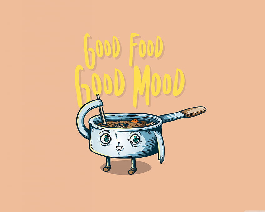 Bonne nourriture, bonne humeur ❤ pour Ultra TV, dessin animé de cuisine Fond d'écran HD