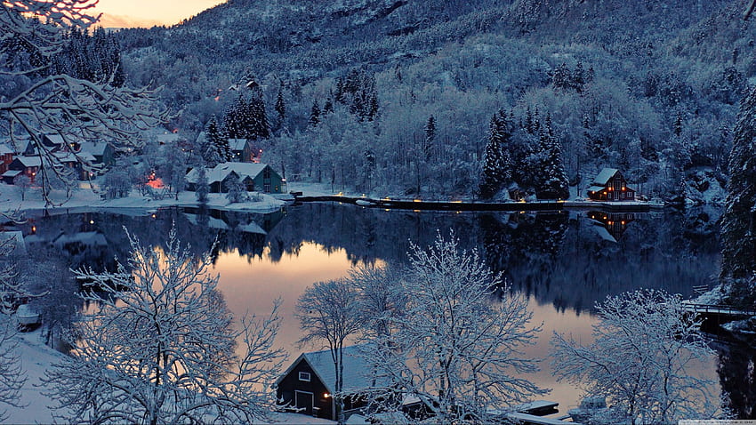 Finland, Winter HD wallpaper