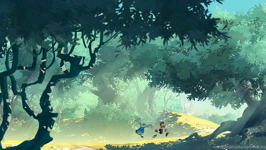 Rayman Legends, Game , Game, Forest. Background, Rayman Origins HD wallpaper