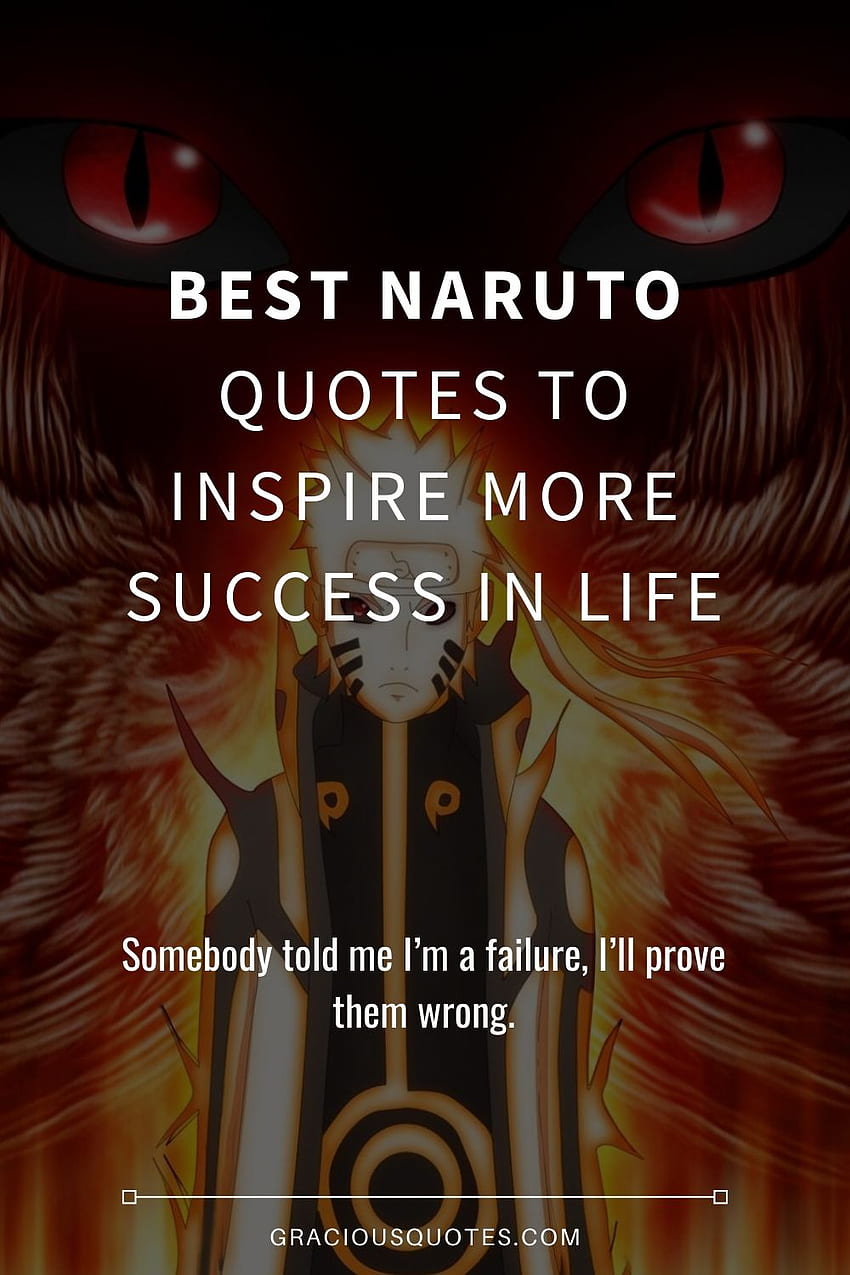 Best Naruto Quotes to Inspire You (TOUCHING), Naruto Sad Quotes HD phone wallpaper