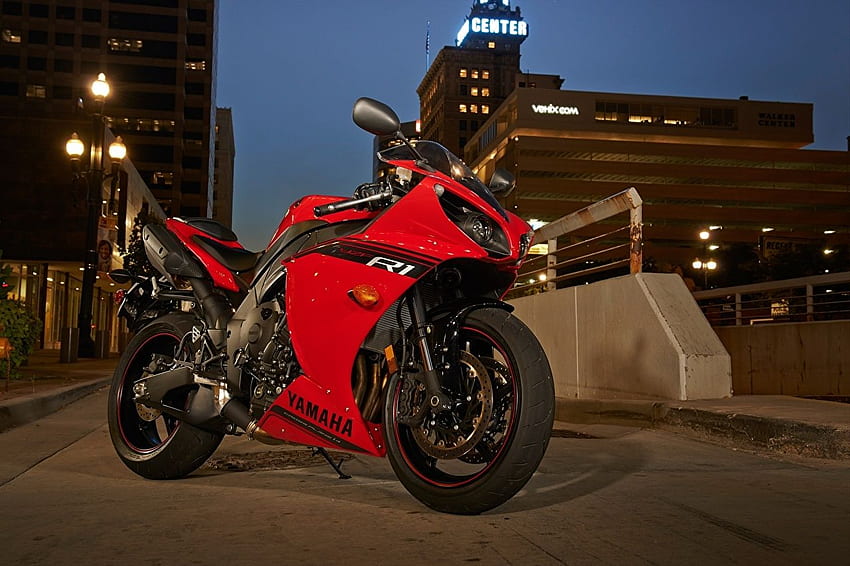 Yamaha Sportbike YZF R1 Motorcycle, Red and Black Motorcycle HD wallpaper