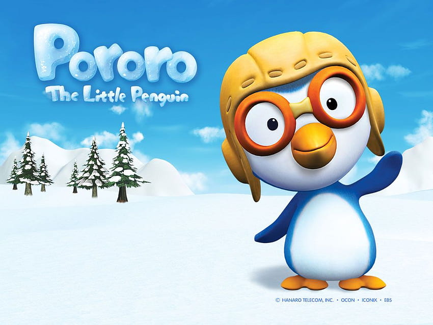 Национален характер на Pororo и глобална марка, Pororo Korean HD тапет