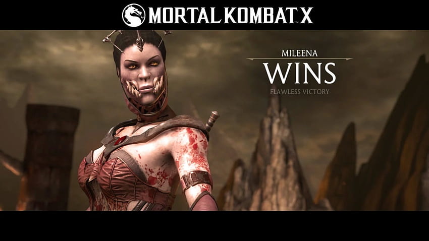 Mileena, Mileena (Mortal Kombat), Mortal Kombat X, Vampir, Darah / dan Latar Belakang Seluler Wallpaper HD