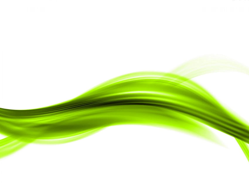 Green abstract multicolor waves lines white background HD wallpaper