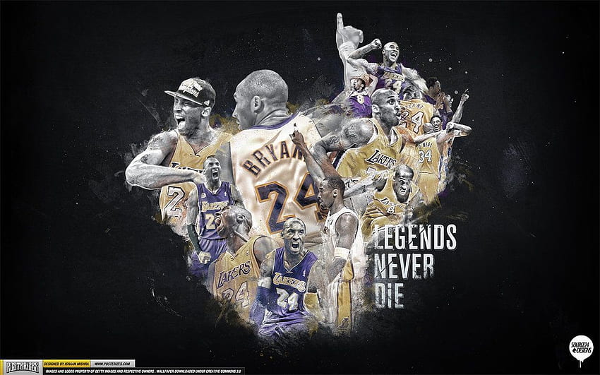 Legenda Kobe Bryanta. Kobe Bryant, Kobe Bryant, Kobe, Michael Jordan Bądź Legendarny Tapeta HD