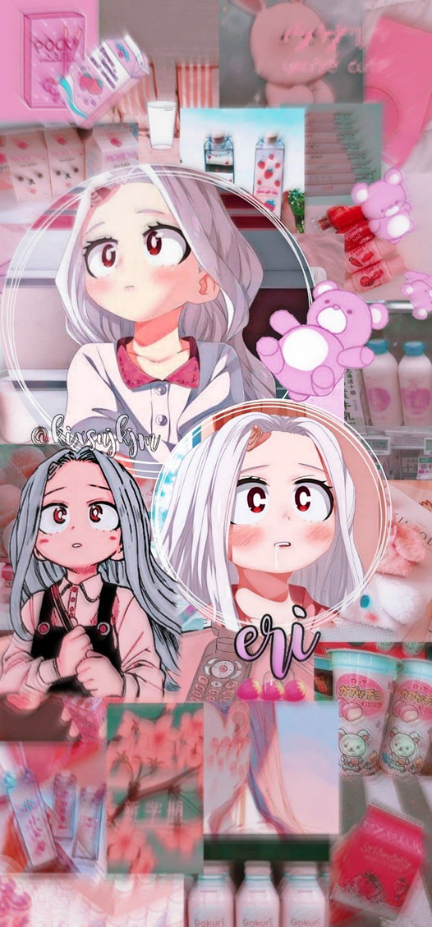 Lockscreen - Eri (Bnha) - Cute anime , Cool anime , Anime iphone ...