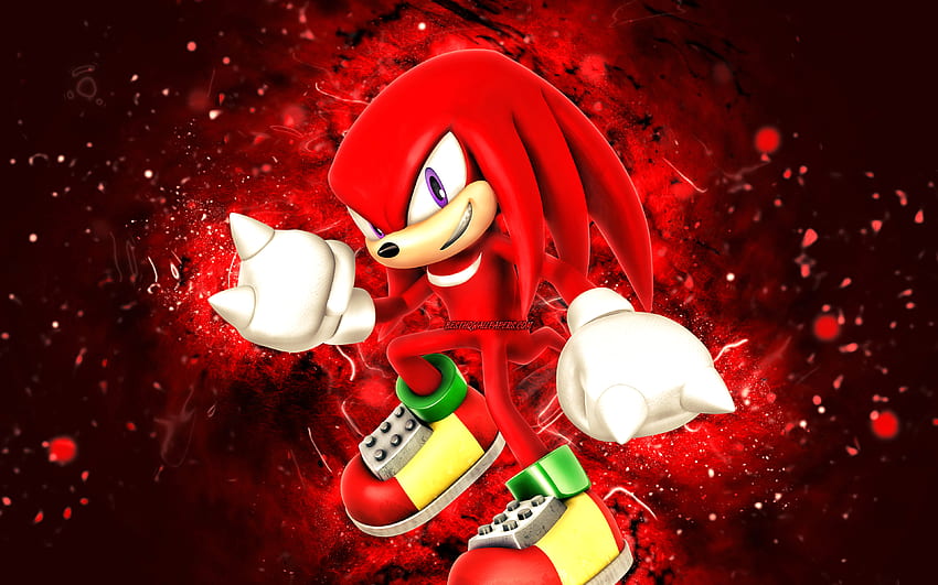 Knuckles Sonic the Hedgehog 2 4K Wallpaper iPhone HD Phone 3441g