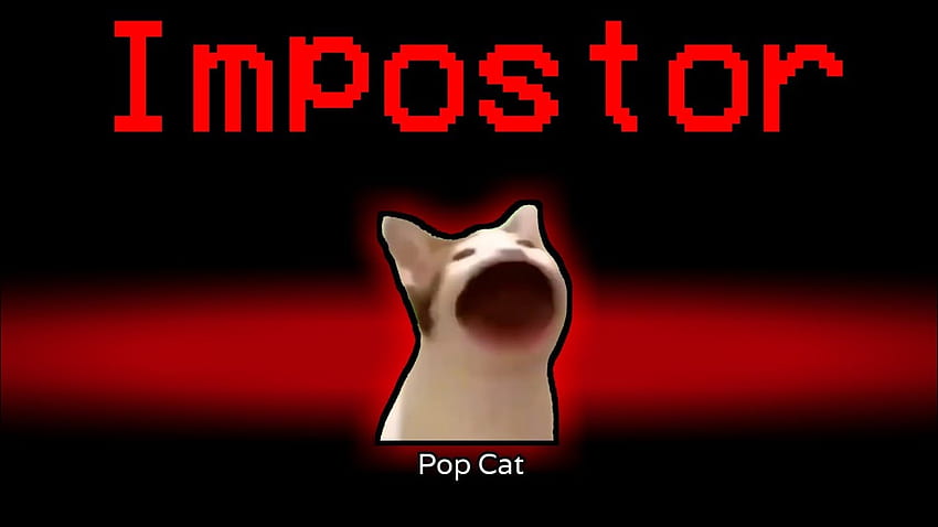 Pop Cat era el impostor, Popcat fondo de pantalla