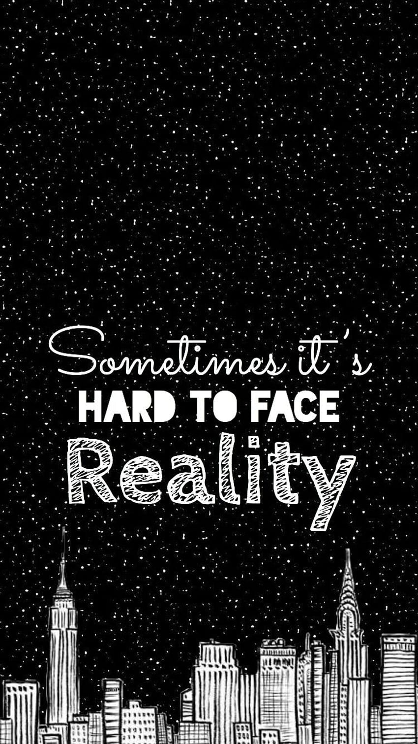 Hard to face reality - Poo bear & Justin Bieber Lock screen Lyrics, Sad Face Aesthetic HD phone wallpaper