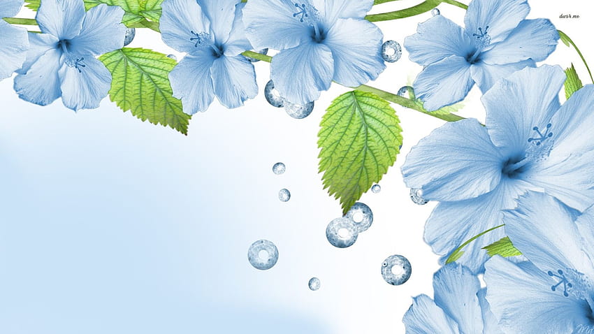 Google Flowers, Blue Aesthetic Flower HD wallpaper