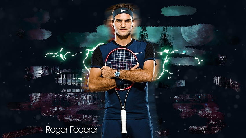 ROGER FEDERER !, Roger Federer Logo HD wallpaper
