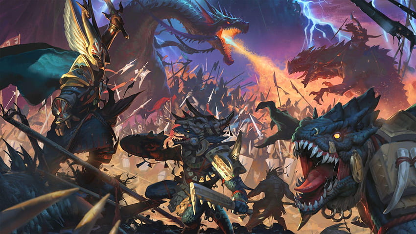 Total War: Warhammer II, Lizardmen HD wallpaper
