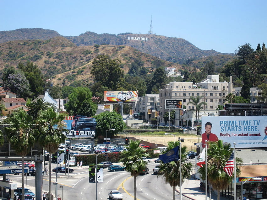 Hollywood - Los Angeles , Hollywood Street HD wallpaper