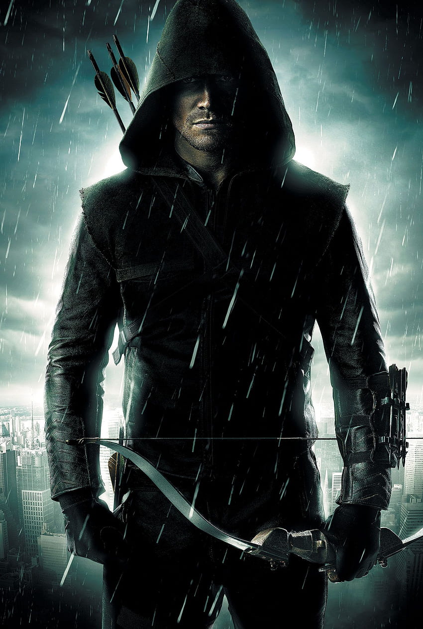 Green Arrow (tv) gegen John Reese (Person von Interesse) HD-Handy-Hintergrundbild
