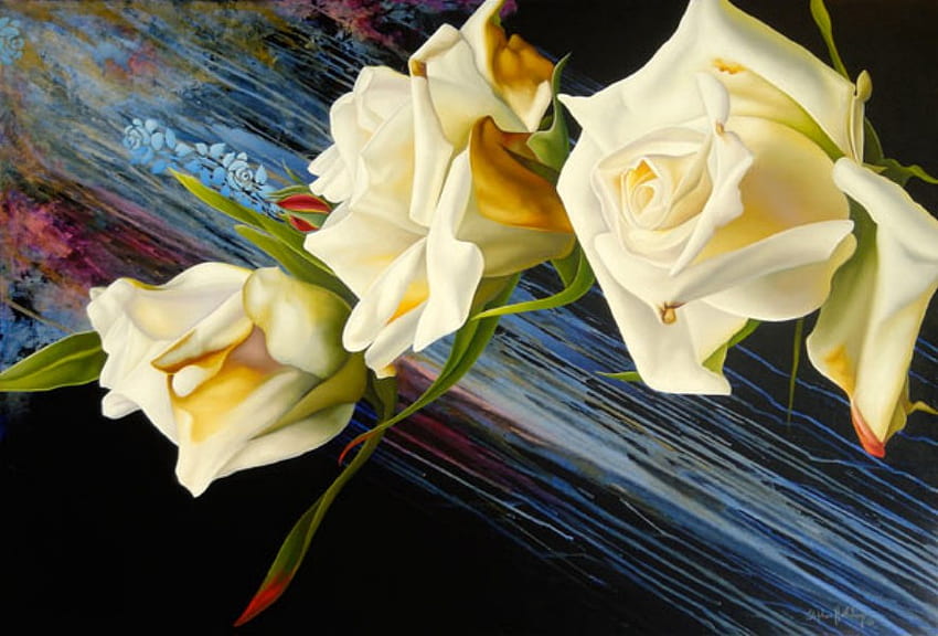 Beautiful Roses, tender, rose, roses, yellow, flowers HD wallpaper