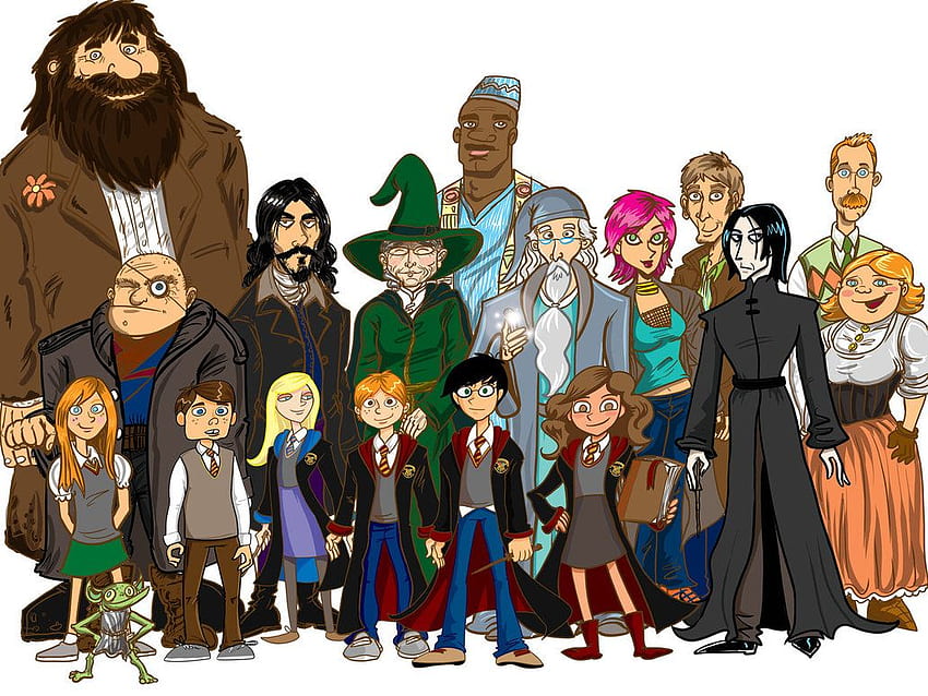 Harry Potter Order of the Phoenix- animated, Harry Potter Cartoon HD wallpaper