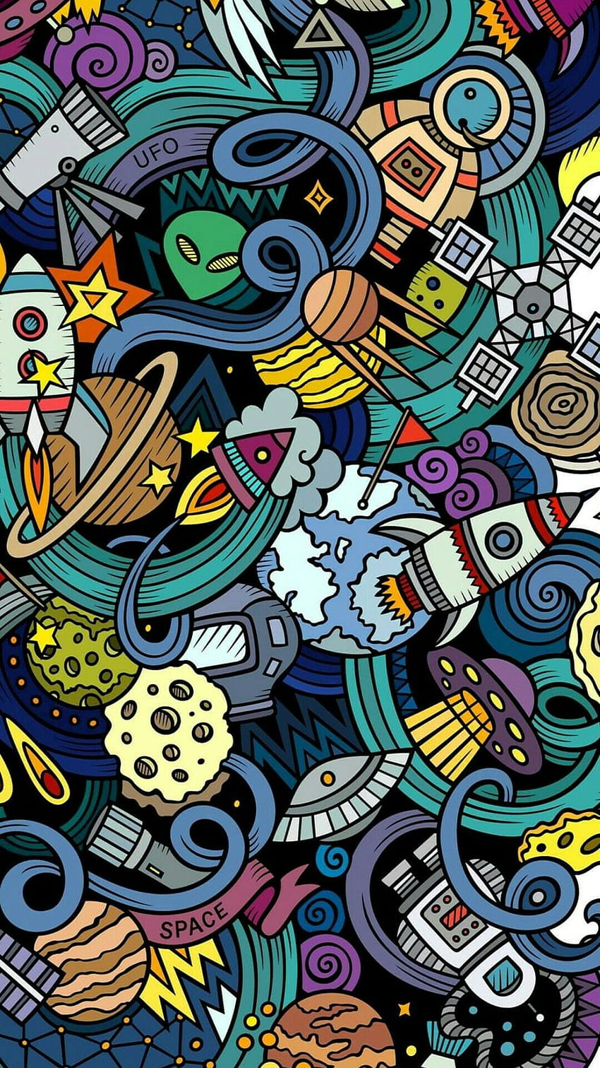 Jackson Ambrose on Ciencia Ficción. Pop art , Graffiti , Art, Cartoon Graffiti Art HD phone wallpaper