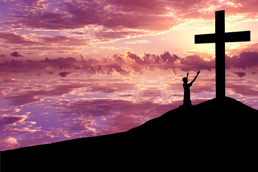 Jesus cross with galaxy background Wallpapers Download | MobCup