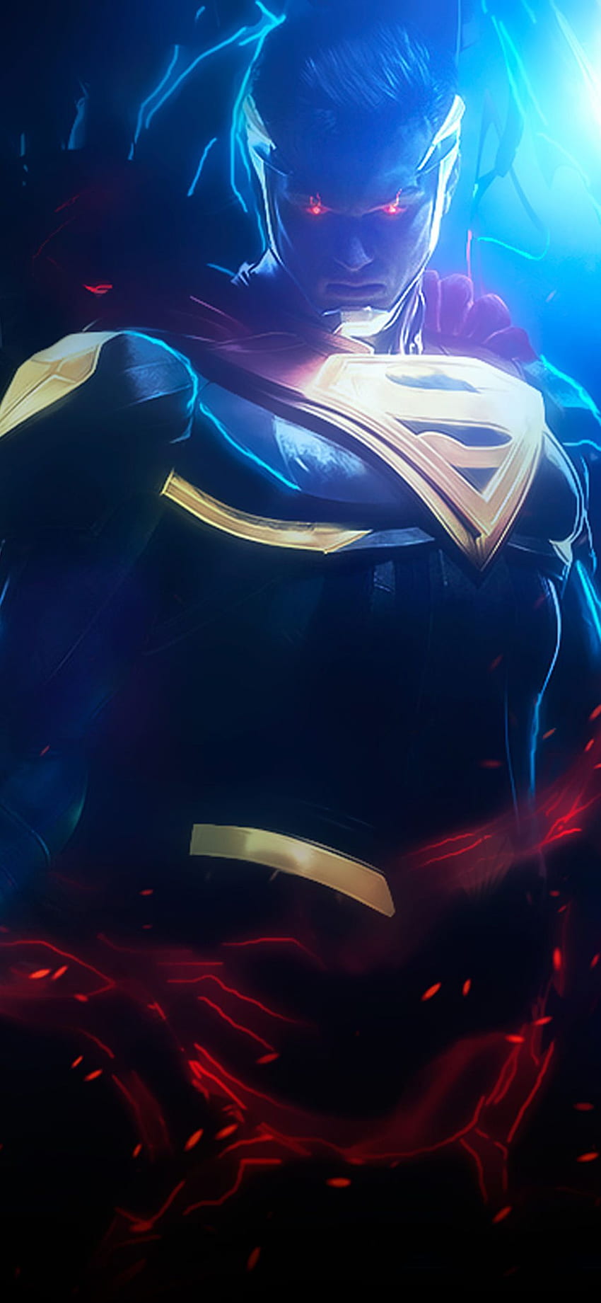 Superman Injustice 2 Arte iPhone XS, iPhone 10, iPhone X , , Plano de fundo,. Super-homem , Logotipo do super-homem, Arte do super-homem, Novo super-homem Papel de parede de celular HD