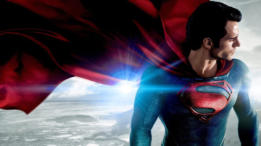 red, superhero, Superman, Man of Steel, Henry Cavill, computer , fictional character. Mocah HD wallpaper