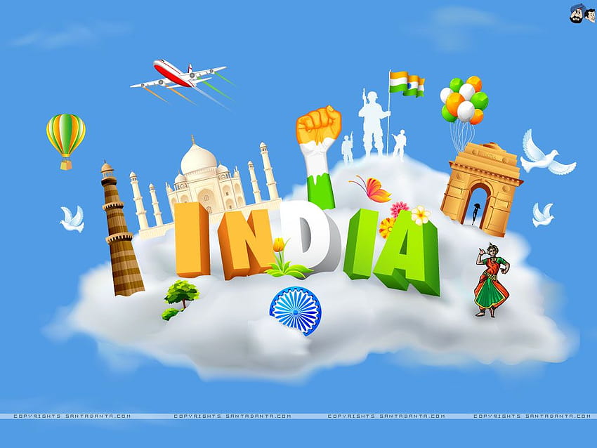 Premium Vector | India independence day illustration