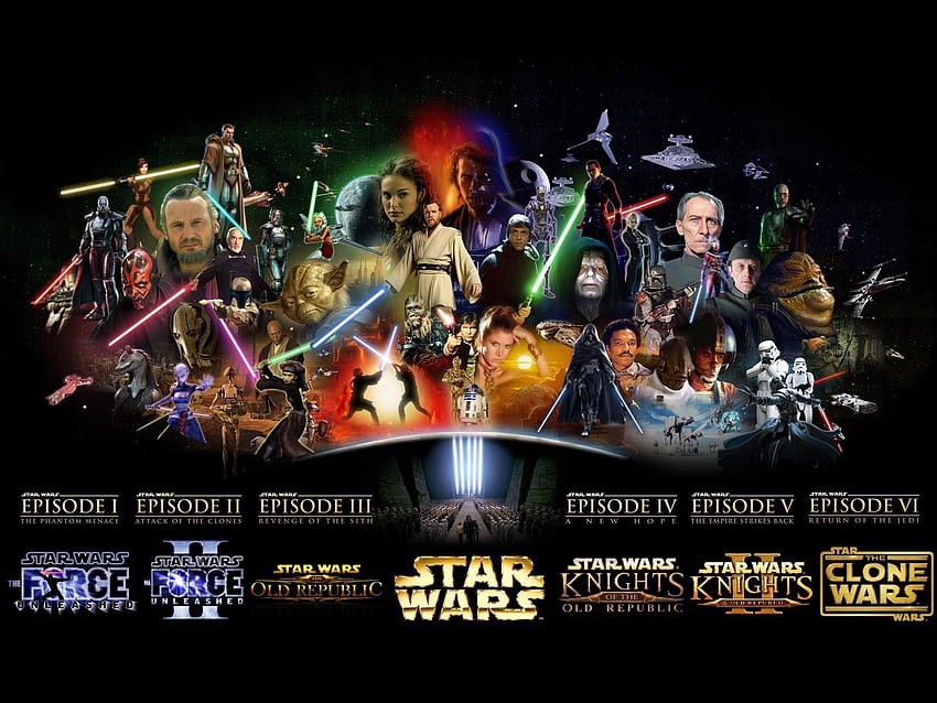 Star Wars Heroes ตัวละคร Star Wars ทั้งหมด วอลล์เปเปอร์ HD