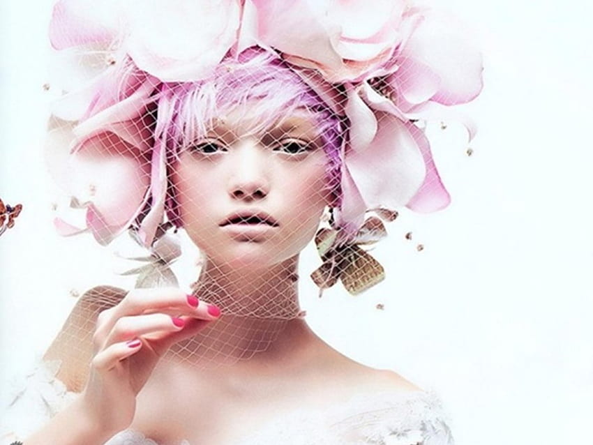 Gemma, pink, fashion, model, cantik, supermodel Wallpaper HD