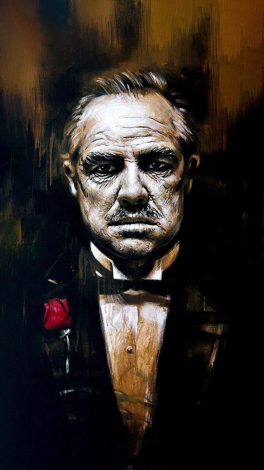 Don Vito Corleone [Custom Edit]. iPhone X - iPhone X HD phone wallpaper