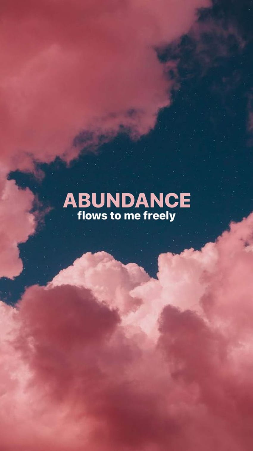 Abundance flows to me ly. Affirmations, Positive affirmations quotes, Positive affirmation HD phone wallpaper