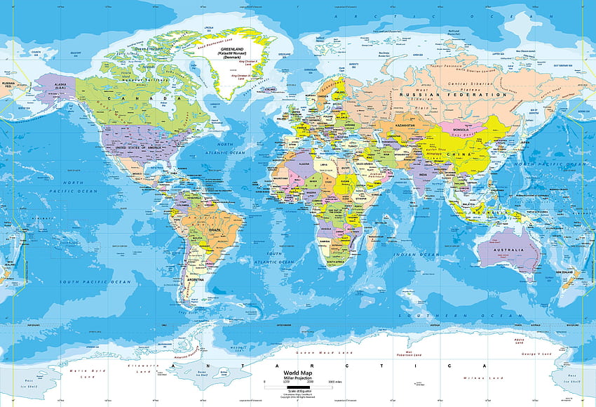 Amazing World Map High Resolution For Data - World Map Political And Physical HD wallpaper