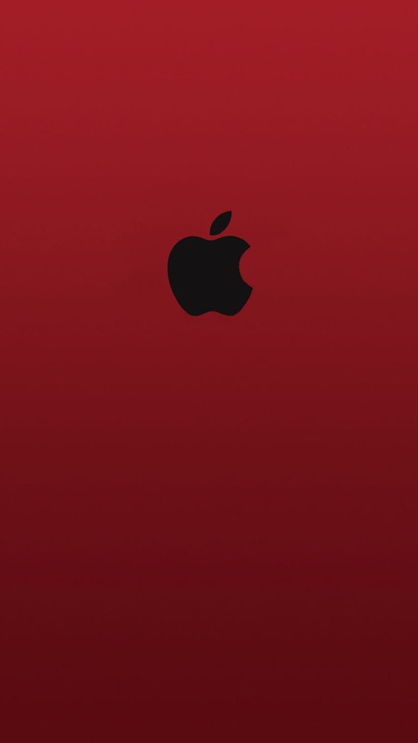 iPhone Apple Logo Red Black. iPhone in 2019 HD phone wallpaper