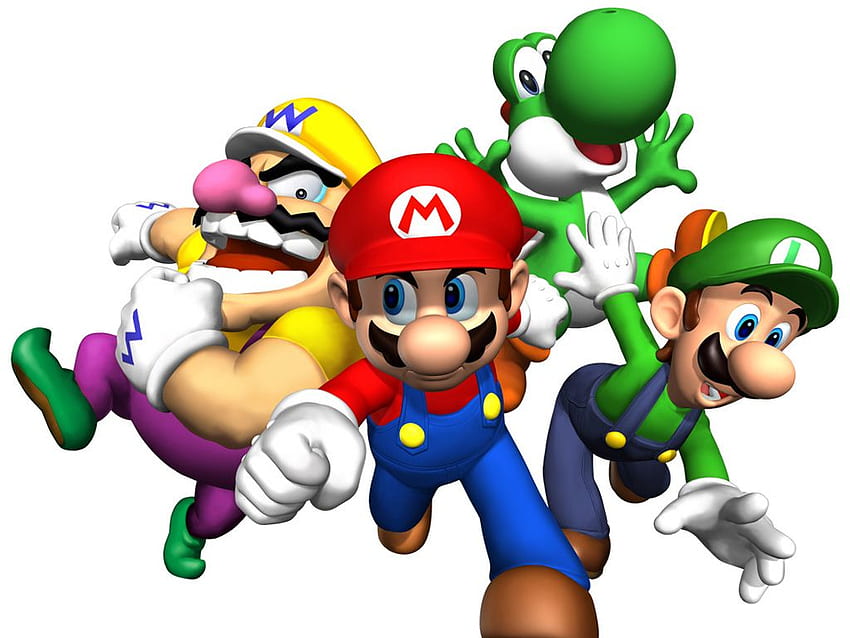 Mario com Luigi Wario e Yoshi 1024768 Super Mario [] para seu celular e tablet. Explore Mario e Luigi. Luigi, Mário e Luigi papel de parede HD