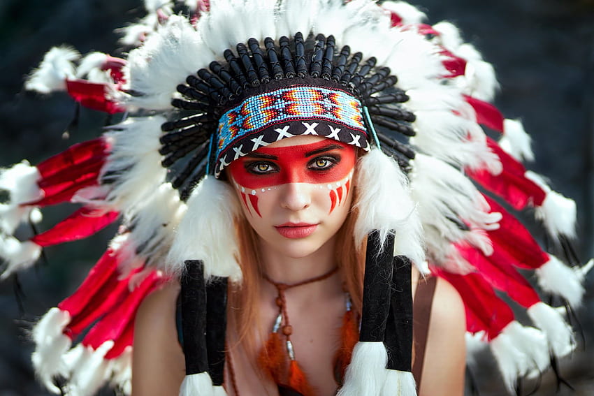 Women Native American fondo de pantalla