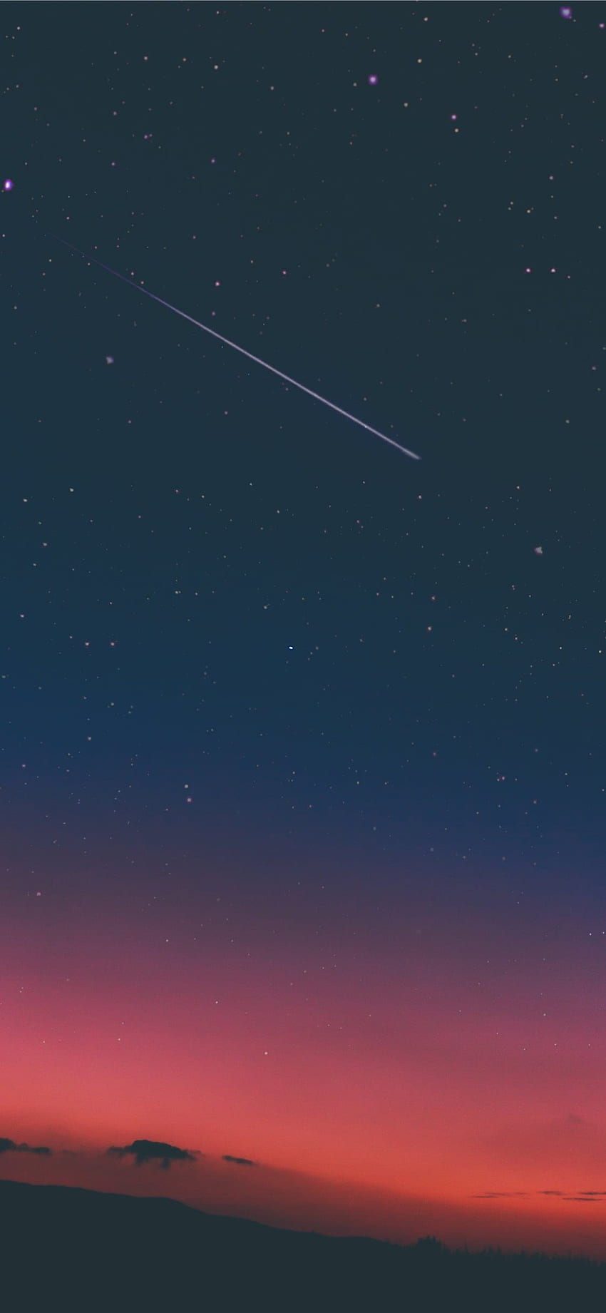shooting star in night sky iPhone 11, Aries Constellation HD phone wallpaper