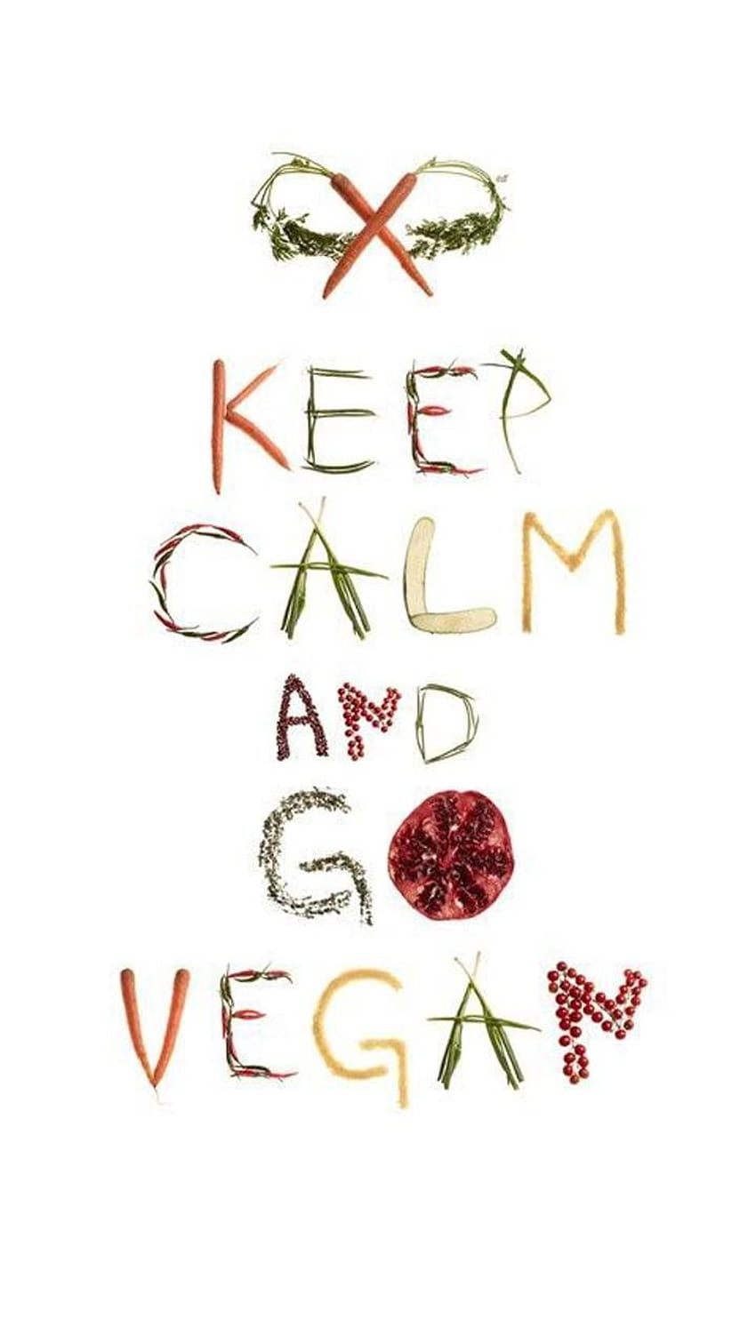 Go vegan HD phone wallpaper