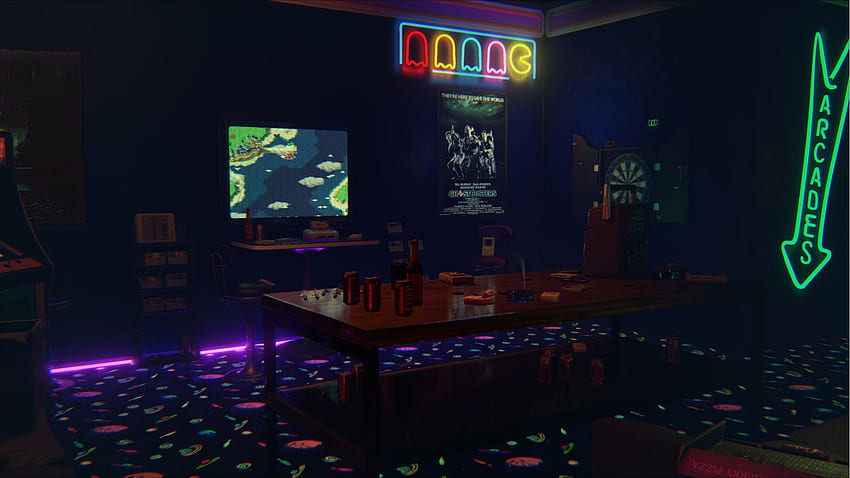 Retro Arcade HD wallpaper | Pxfuel