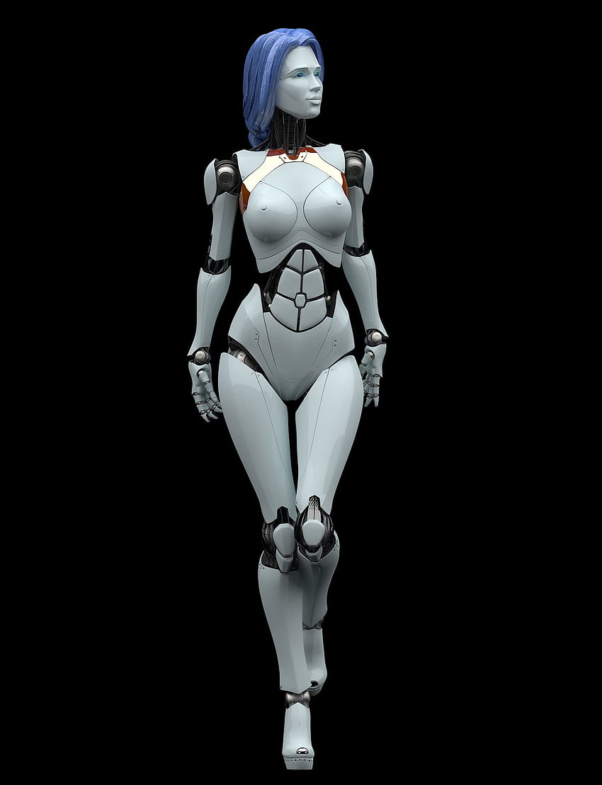 Robotic Woman Cyborg 3D · In stock, 3D Female Robot HD phone wallpaper