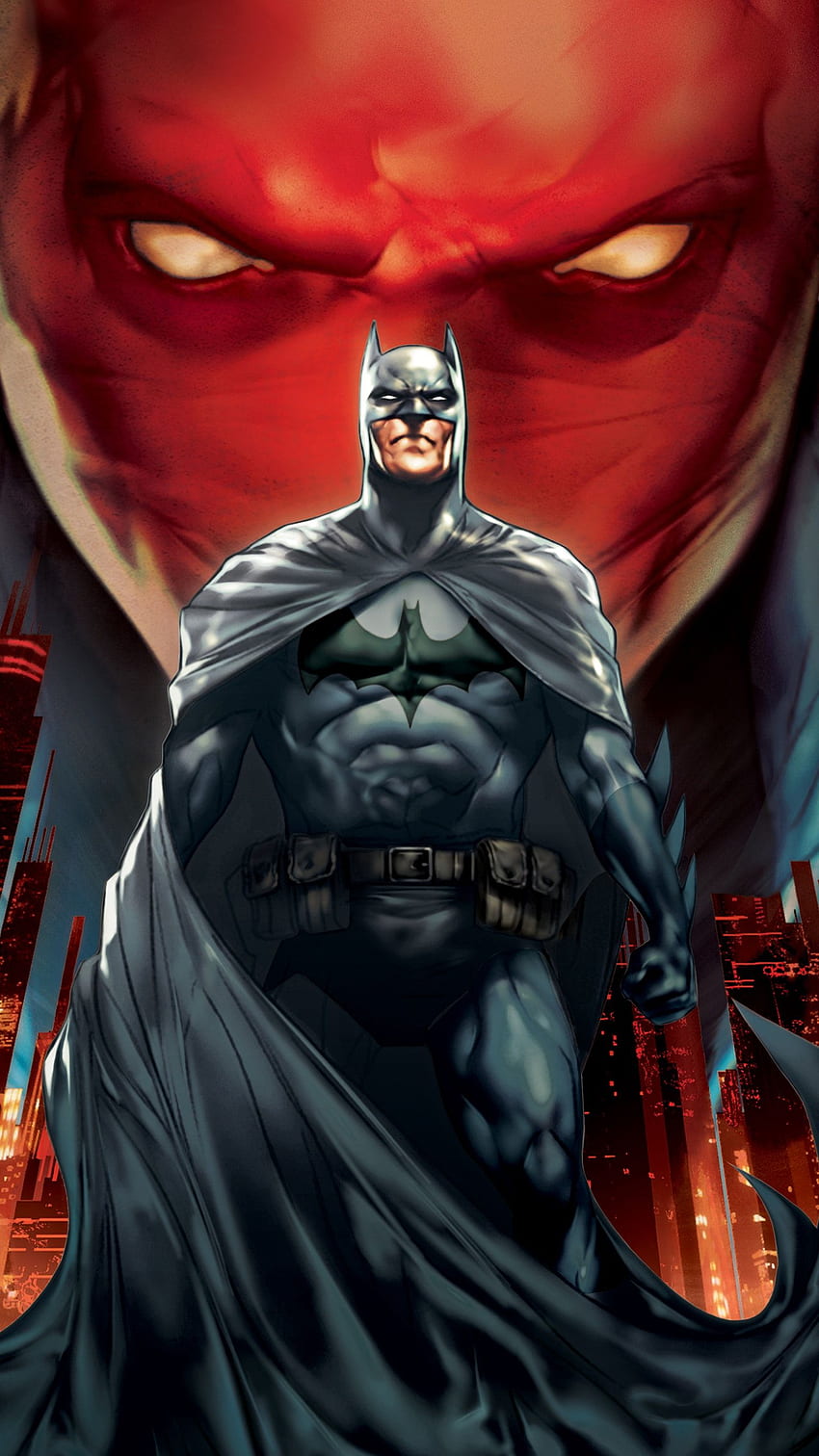 Batman: Under the Red Hood (2010) Phone . Moviemania. Batman, Batman artwork, Batman and superman HD phone wallpaper