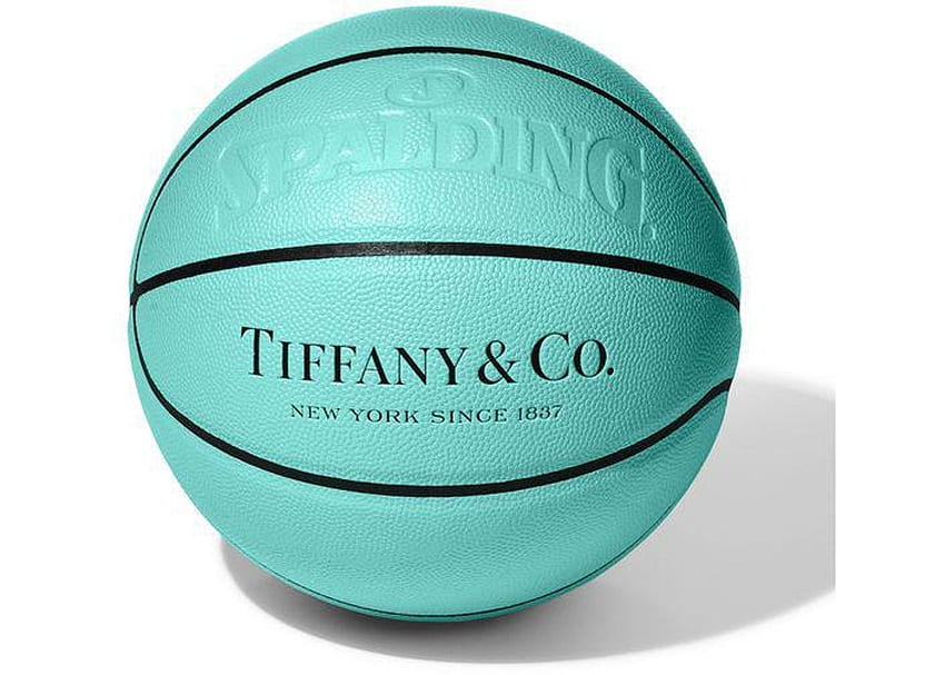 Tiffany & Co. x Spalding Basketball im Jahr 2020. Tiffany Blau, Tiffany & Co., Tiffany HD-Hintergrundbild
