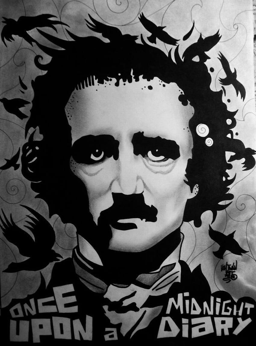 Edgar Allan Poe HD phone wallpaper