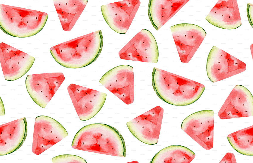 Summer Fruit, Fruit Watercolor HD wallpaper