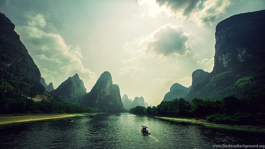 Vietnam Landscape Scenery Background HD wallpaper