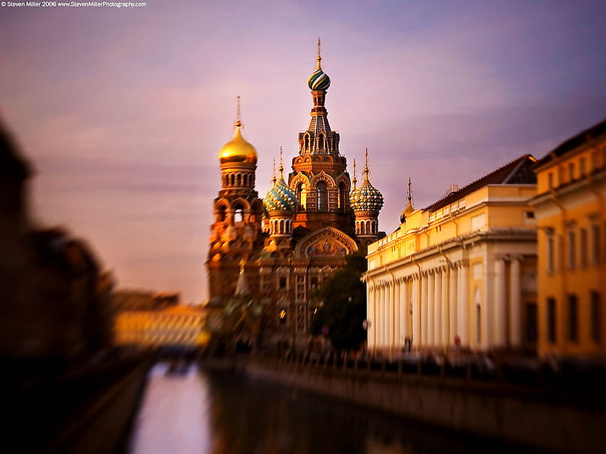 Fajny Kościół Zbawiciela na Krwi, Kościół, Sankt Petersburg. tło, miasto Rosja Tapeta HD