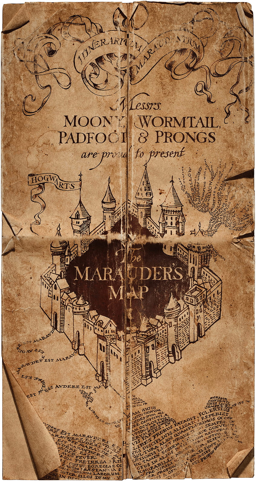 Marauders Map Cover by ErinHoneyford on DeviantArt