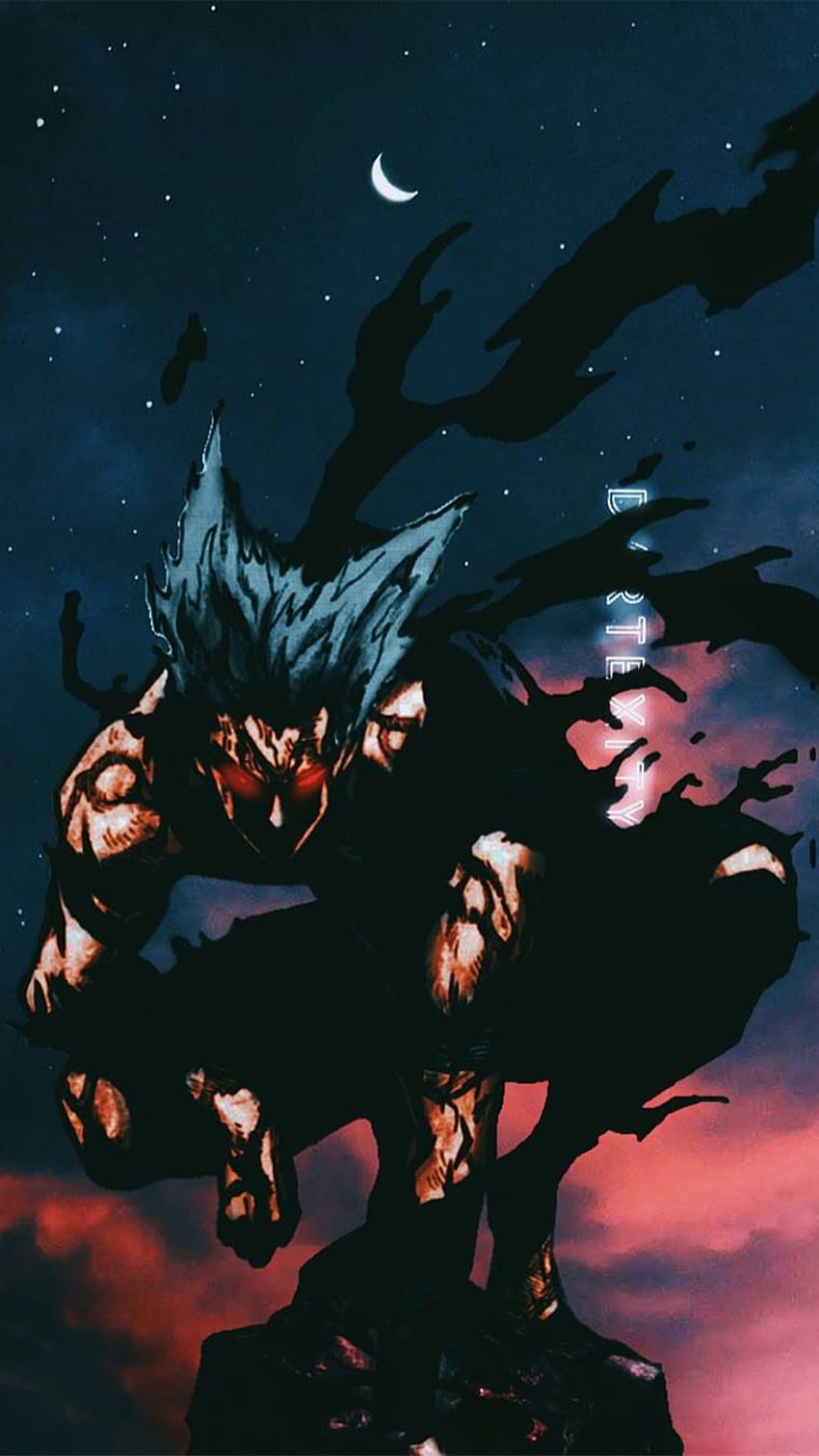 i improved the previous wallpaper of Cosmic Garou (1841×1418) :  r/OnePunchMan